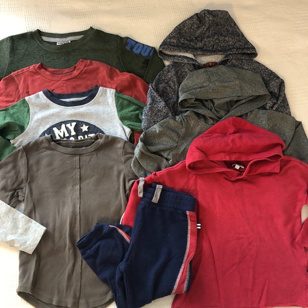 GUC Lot of 8 items size 2T Boys Long Sleeve Tops Nike Seven Mud pie Splendid B76